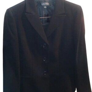 Kasper Black Skirt Suit Sz 4